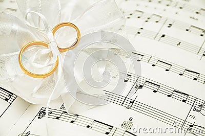 Wedding music Stock Photo