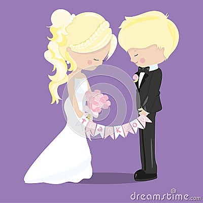 wedding ornamentals blonde blonde 17 Vector Illustration