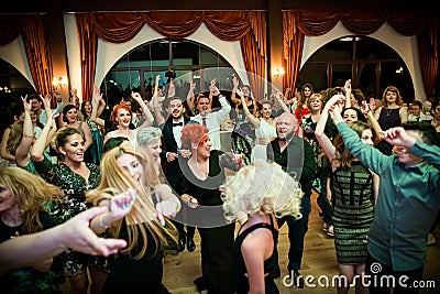 Wedding party dance Editorial Stock Photo