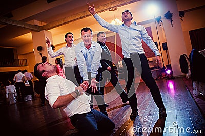 Wedding party dance Editorial Stock Photo