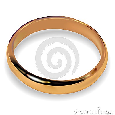 Wedding Ring 01 Vector Illustration