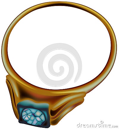 Wedding Ring 04 Vector Illustration