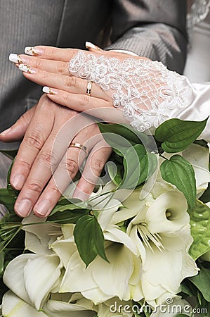 Wedding ring Stock Photo