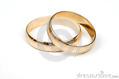 Wedding rings Stock Photo