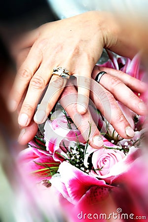 Wedding Rings Stock Photo