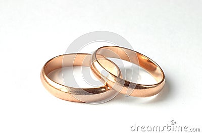 Wedding Rings Stock Photo