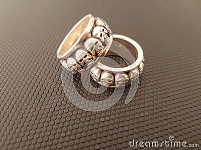 Wedding rings Stock Photo