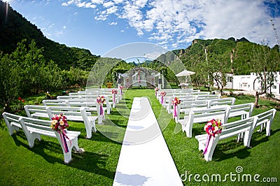 Wedding venue Stock Photo