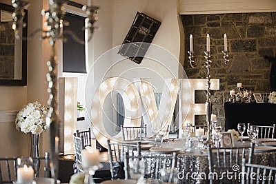 Modern Wedding Venue Stock Photo