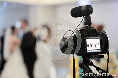 Wedding videography Stock Photo