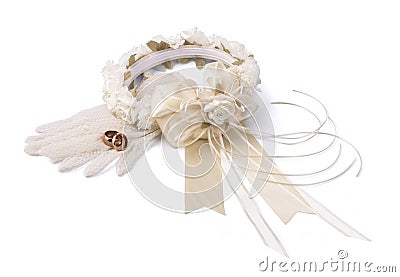 Wedding wreath Stock Photo