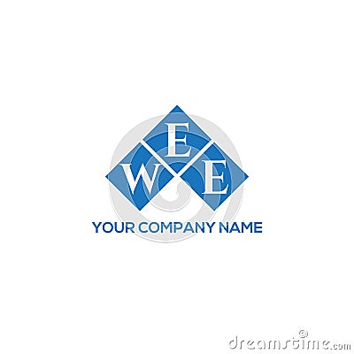 WEE letter logo design on BLACK background. WEE creative initials letter logo concept. WEE letter design.WEE letter logo design on Vector Illustration