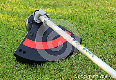 Weed trimmer Stock Photo