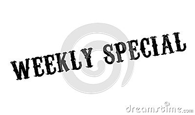 Weekly Special rubber stamp Stock Photo