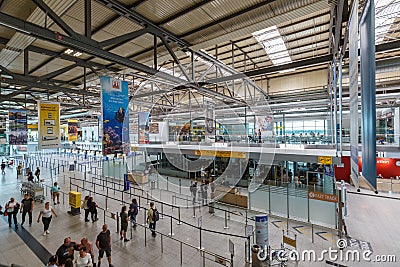 Weeze Niederrhein Airport NRN Terminal Editorial Stock Photo