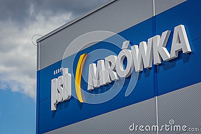 PSB-Mrowka store in Wegrow, Poland Editorial Stock Photo