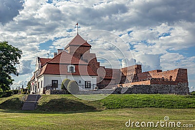 Castle in Liw village, Poland Editorial Stock Photo