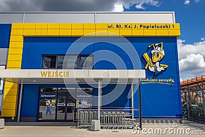 PSB-Mrowka store in Wegrow, Poland Editorial Stock Photo