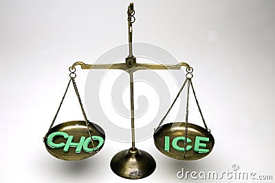 Weighing Choice Stock Photo