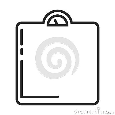 Weighing-machine icon Stock Photo