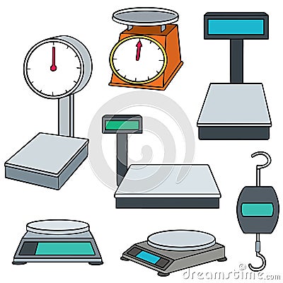 Weighing machine Vector Illustration