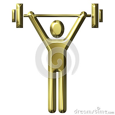 Weight Lifting Stock Photo