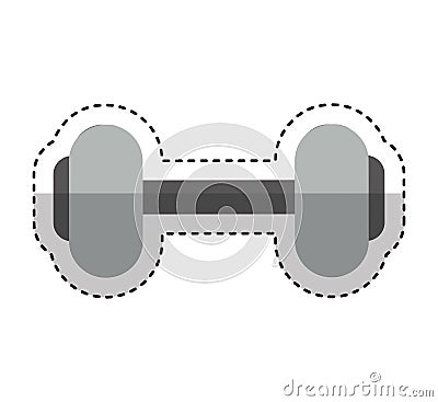 Weight lifting equipment icon Vector Illustration