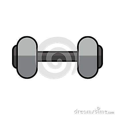 Weight lifting equipment icon Vector Illustration