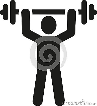 Weight Lifting icon Vector Illustration