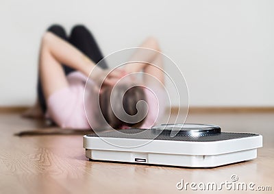 Weight loss fail concept. Stock Photo