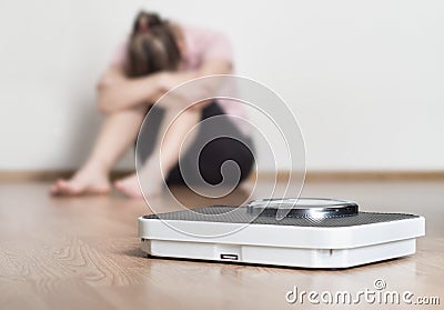 Weight loss fail concept. Stock Photo