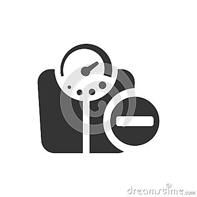 Weight Loss Icon Vector Illustration