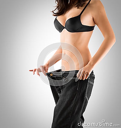 Weight loss Stock Photo