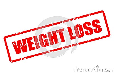 Weight loss vector stamp Vector Illustration