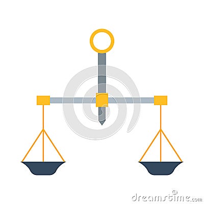 Weight measurement instrumentation tool vector. Vector Illustration