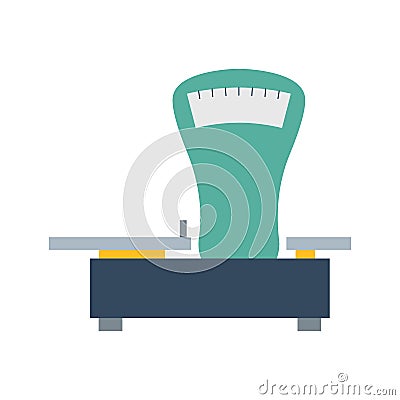 Weight measurement instrumentation tool vector. Vector Illustration