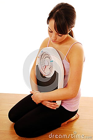 Weight obsession Stock Photo