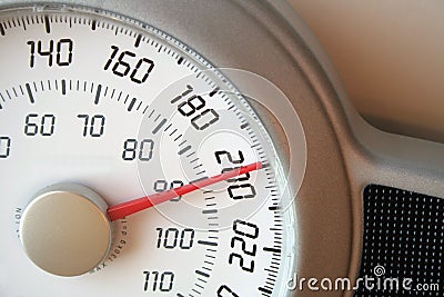 Weight Scale 200 Stock Photo