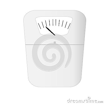 Weight scale device Vector Illustration