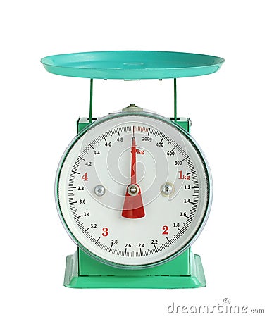 Weight scale Stock Photo