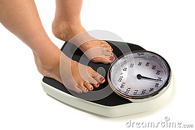 Weight Scale Stock Photo