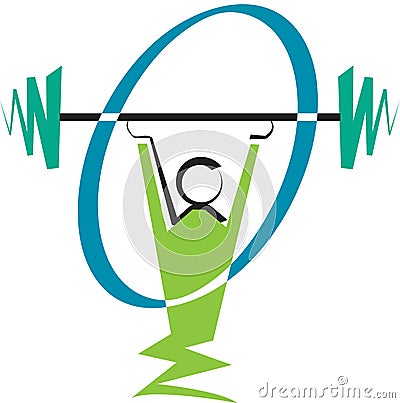 Weightlifter Vector Illustration