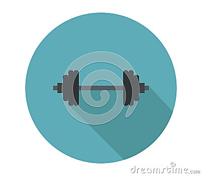 Weights icon illustrated in vector on white background Stock Photo