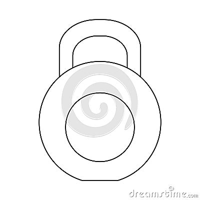 weights icon image Cartoon Illustration