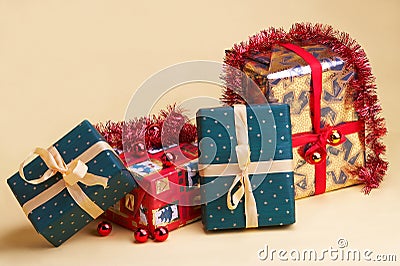 Weihnachtsgeschenke - Christmas presents Stock Photo