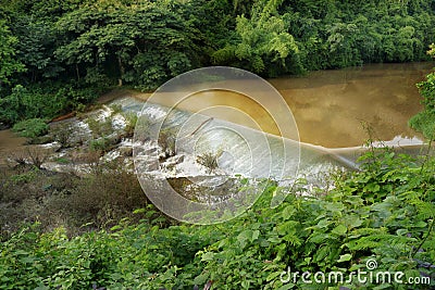 Weir to irrigate Stock Photo