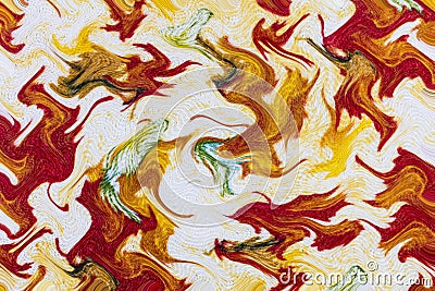 Weird abstract pattern computer wave cloth print background Cartoon Illustration