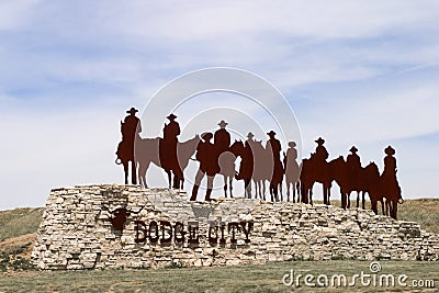 Welcom to Dodge City Stock Photo