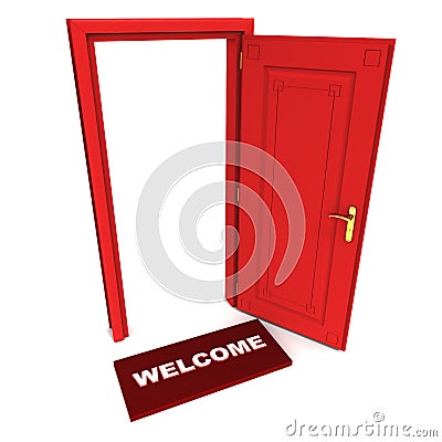 Welcome Stock Photo