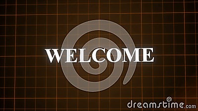 Welcome Animation Intro Outro Stock Video - Video of text, invitation:  104883019